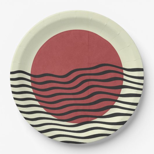 Papierplatte Pappteller (Vorderseite)