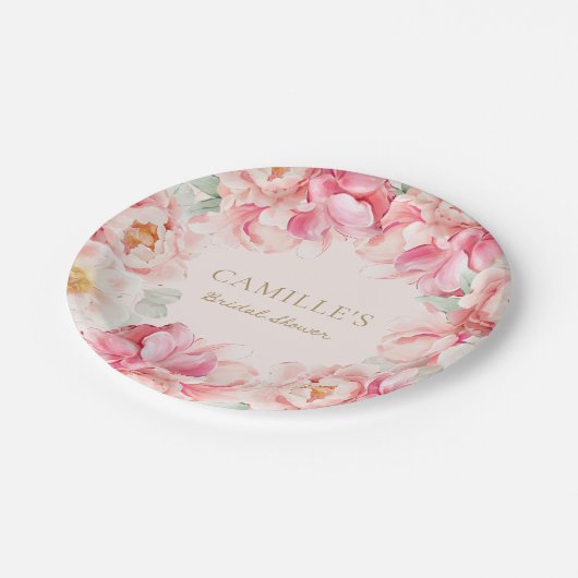 Papierplatte Pappteller (Schrägansicht)