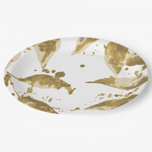 Papierplatte Pappteller (Schrägansicht)