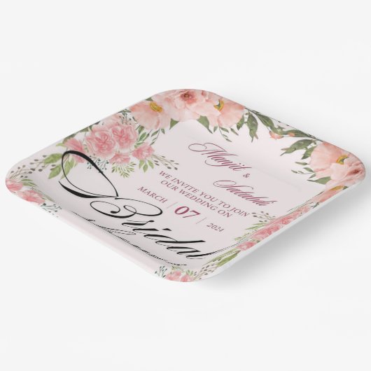 Papierplatte Pappteller (Gewinkelt)