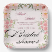 Papierplatte Pappteller (Vorderseite)