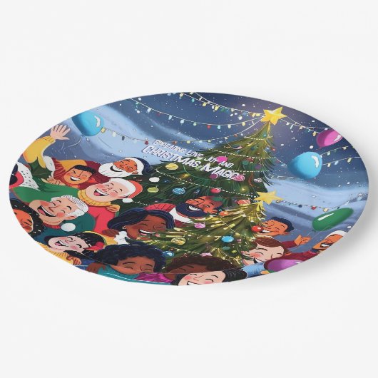 Papierplatte Pappteller (Schrägansicht)