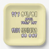 Papierplatte Pappteller (Vorderseite)