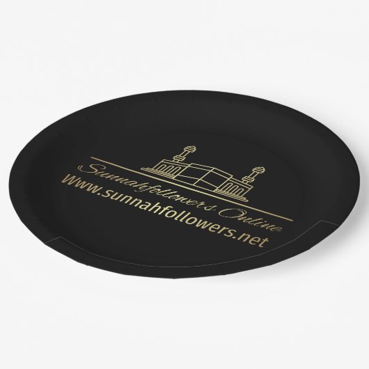 Papierplatte Pappteller (Schrägansicht)