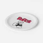 Papierplatte Pappteller (Schrägansicht)