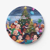 Papierplatte Pappteller (Vorderseite)