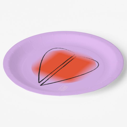 Papierplatte Pappteller (Schrägansicht)