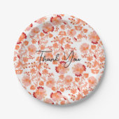 Papierplatte Pappteller (Vorderseite)