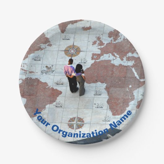 Papierplatte Pappteller (Vorderseite)