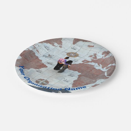 Papierplatte Pappteller (Schrägansicht)