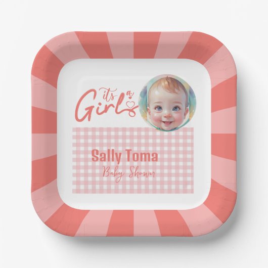 Papierplatte Pappteller (Vorderseite)