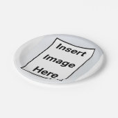 Papierplatte Pappteller (Schrägansicht)