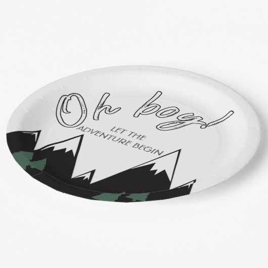 Papierplatte Pappteller (Schrägansicht)