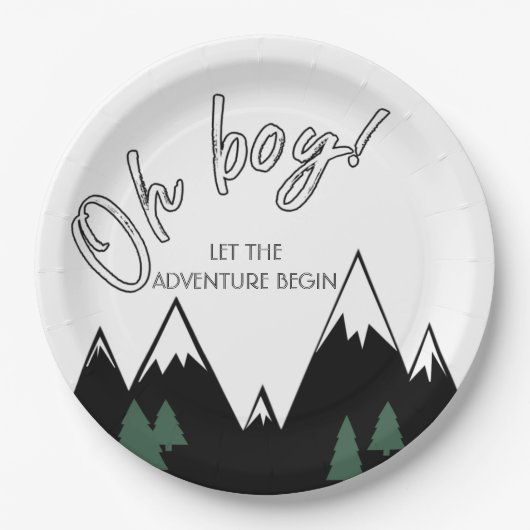 Papierplatte Pappteller (Vorderseite)