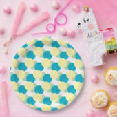 Papierplatte - Pastellkreise - Überschneidung Pappteller (Party)