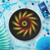 Papierplatte - Pinwheel Pappteller (Party)