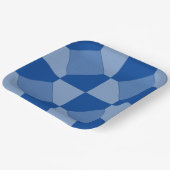 Papierplatte - Quadrate und Dreiecke Pappteller (Gewinkelt)