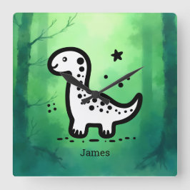 Papierplatte Quadratische Wanduhr