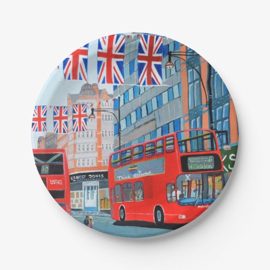 Papierplatte Queen's Diamond Jubilee Pappteller (Vorderseite)