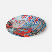Papierplatte Queen's Diamond Jubilee Pappteller (Schrägansicht)