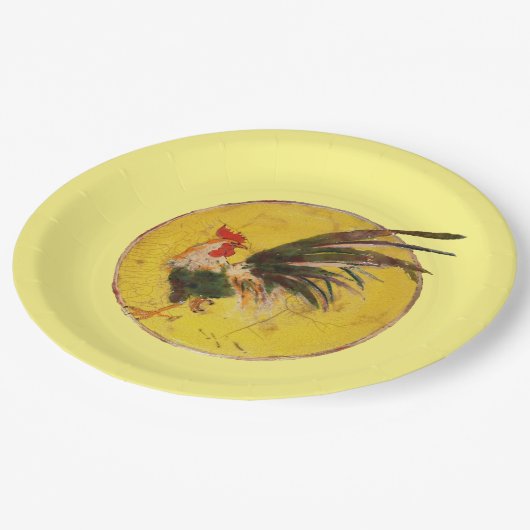 Papierplatte - Rasterfolie und Sonneneinstrahlung Pappteller (Schrägansicht)