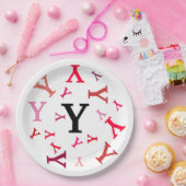 Papierplatte - Rechtschreibweise in Rollen und Pin Pappteller (Party)