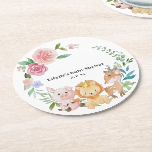 Papierplatte Runder Pappuntersetzer (Angewinkelt)