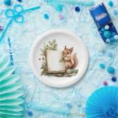 Papierplatte Rustikale Herbstdusche Teller (Party)