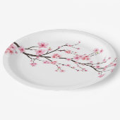 PAPIERPLATTE: SAKURA BLOSSOME PAPPTELLER (Schrägansicht)