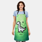 Papierplatte Schürze (Getragen)