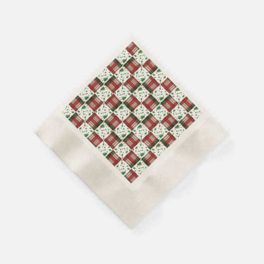 Papierplatte Serviette (Ecke)