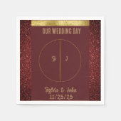 Papierplatte Serviette (Vorderseite)