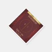 Papierplatte Serviette (Ecke)