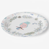 PAPIERPLATTE: SINGBIRD PAPPTELLER (Schrägansicht)