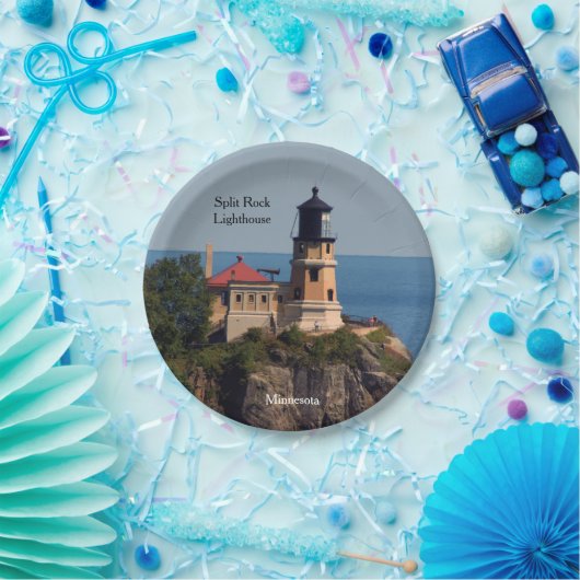 Papierplatte Split Rock Lighthouse Pappteller (Party)