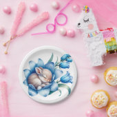 Papierplatte "Springtime Bunnies" Pappteller (Party)