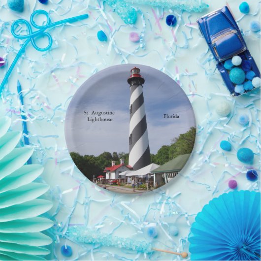 Papierplatte St. Augustine Lighthouse Pappteller (Party)