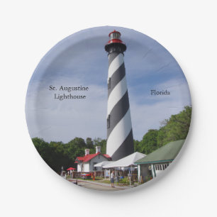 Papierplatte St. Augustine Lighthouse Pappteller