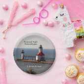 Papierplatte St. Joseph North Pierhead Lights Pappteller (Party)