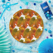 Papierplatte - Traubenleaf-Mosaik Pappteller (Party)