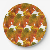 Papierplatte - Traubenleaf-Mosaik Pappteller (Vorderseite)