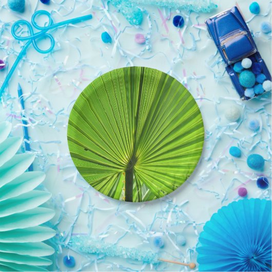 Papierplatte - Tropenpalme Pappteller (Party)