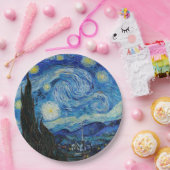 PAPIERPLATTE: VAN GOGH: STARRY NIGHT PAPPTELLER (Party)