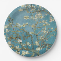 PAPIERPLATTE: VINVENT VAN GOGH: ALMOND BLOSSOMS