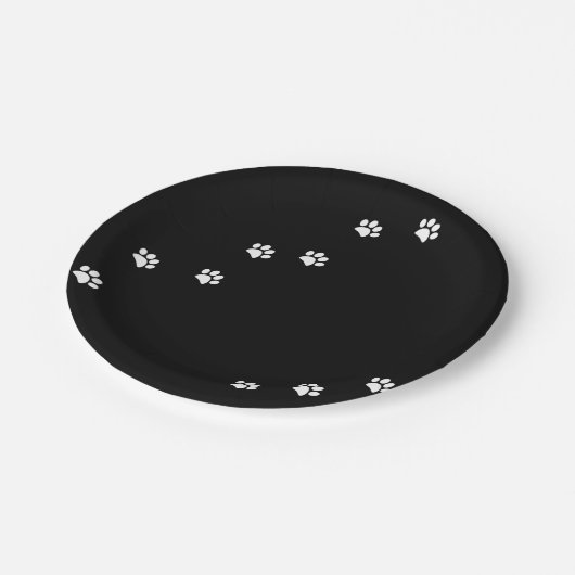 Papierplatte von Paw Pappteller (Schrägansicht)
