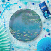 PAPIERPLATTE: "WASSERLILIEN" NACH MONET PAPPTELLER (Party)