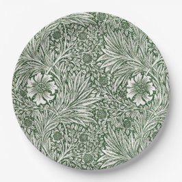 PAPIERPLATTE: WILLIAM MORRIS : BLUMENMARIGOLLE PAPPTELLER