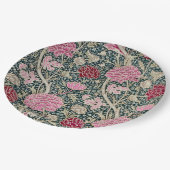 PAPIERPLATTE : WILLIAM MORRIS : CRAY DESIGN PAPPTELLER (Schrägansicht)