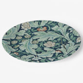PAPIERPLATTE : WILLIAM MORRIS : FLORALLES DESIGN PAPPTELLER (Schrägansicht)