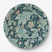 PAPIERPLATTE : WILLIAM MORRIS : FLORALLES DESIGN PAPPTELLER (Vorderseite)